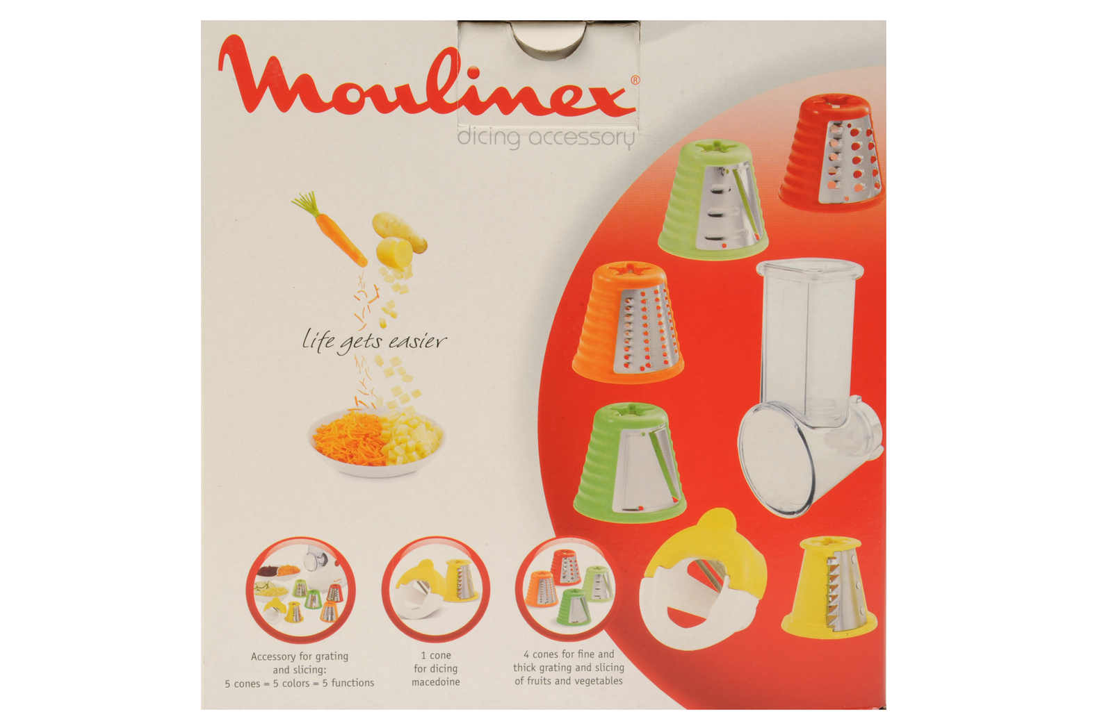 Насадка-овощерезка для мясорубок Moulinex XF403030